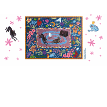 Настольный коврик «Царевна-лягушка», Наталья Липская, разноцветный          