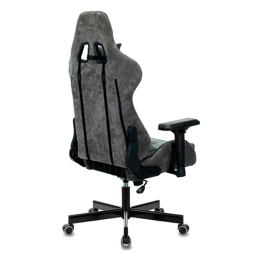 Кресло игровое Бюрократ "VIKING 7 KNIGHT", металл, ткань, черный - 4