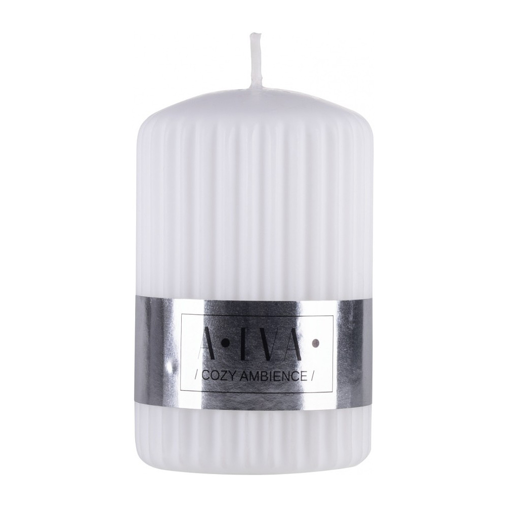 Свеча декоративная "Цилиндр Donau Home Alva", 60х60х90 мм, белый