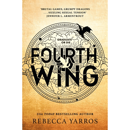 Книга на английском языке "Fourth wing", Rebecca Yarros