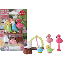 Набор ластиков "IWAKO Birds", блистер