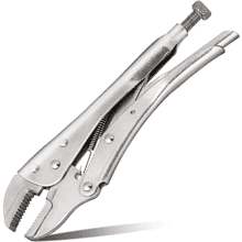 Клещи зажимные Deli YS EDL109010, 220 мм, с фиксатором