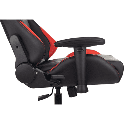 Кресло игровое Бюрократ Zombie VIKING 5 AERO Red Edition экокожа, черный, красный - 7