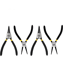 Съемники стопорных колец Deli YS EDL20521-4, 180 мм., набор 4 шт., желтый, черный