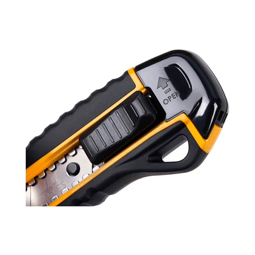 Нож строительный Miles "FA1806G/Y", 18 мм, усиленный - 6