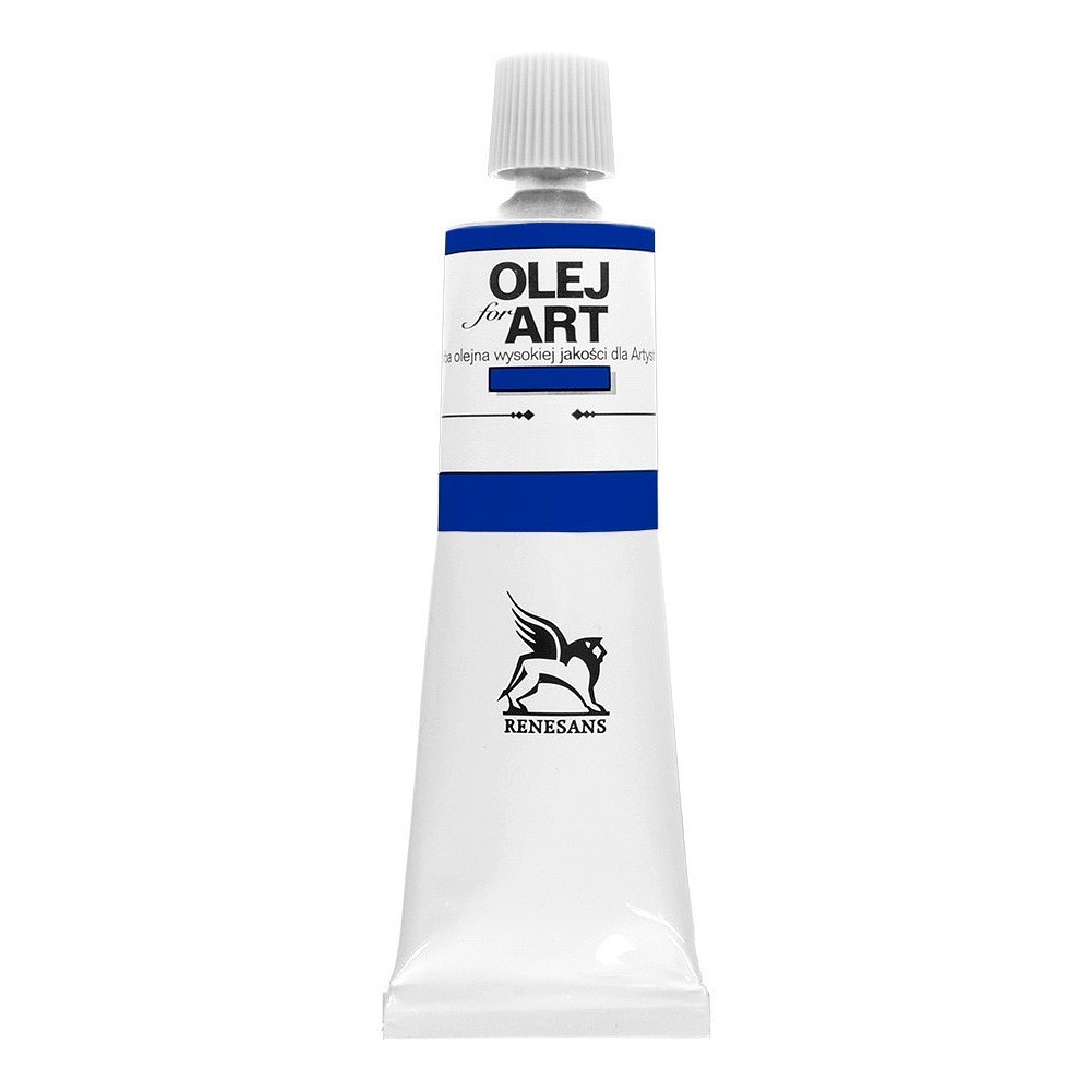 Краски масляные Renesans "Oils for art", 32 кобальт синий светлый, 60 мл, туба