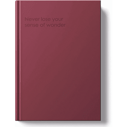 Ежедневник недатированный "Every Day. Magic", A5, 176 листов, бордовый