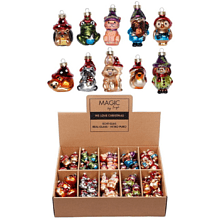 Украшение елочное "Glass miniatures", 3-5 см, стекло, ассорти