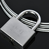 Замок навесной Deli YS EDL508912, 70 мм, автомат, 4 ключа - 4