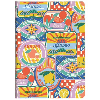 Блокнот "Dolce Amore", А5, 32 листов, линейный, ассорти - 3