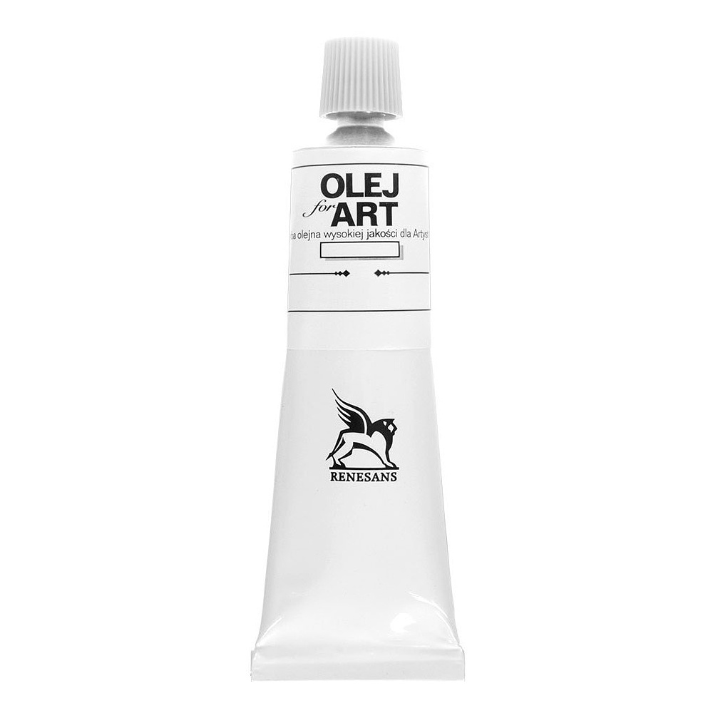 Краски масляные Renesans "Oils for art", 51 белила титановые, 60 мл, туба