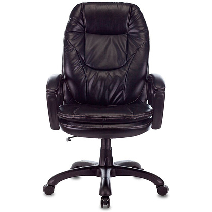 Кресло для руководителя "Бюрократ CH-868AXSN", кожзам, пластик, черный - 2