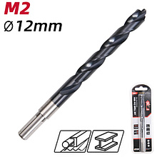 Сверло по металлу Deli RS EDH-MHZ120-E4, 12.0 мм, DIN 338, HSS-TiN