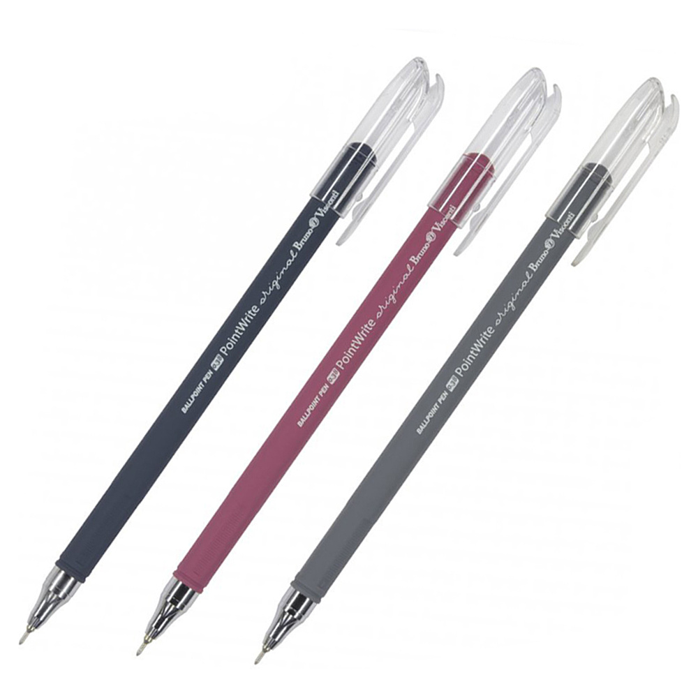 Ручка шариковая "PointWrite Original", 0.38 мм, ассорти, стерж. синий