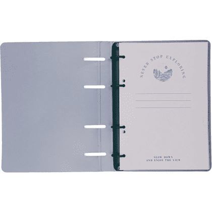 Тетрадь "Jane. Nature Vibes", А5, 120 листов, клетка, на кольцах, бежевый - 3