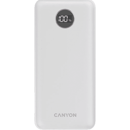 Внешний аккумулятор CANYON "PB-2002", 20000mAh, белый