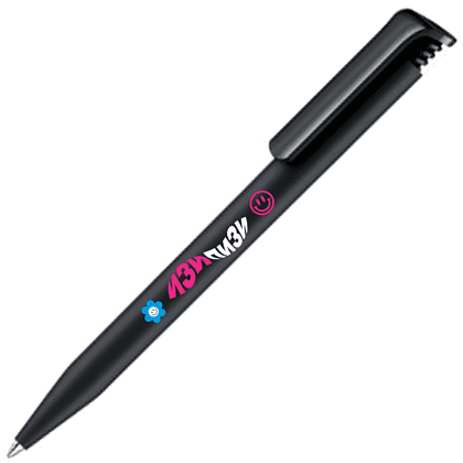 Набор ручек шариковых автоматических "Vibe", 1.0 мм, черный, стерж. синий, 5 шт - 7