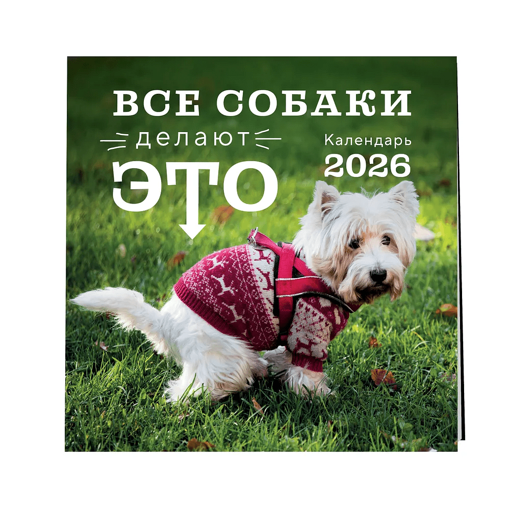 Календарь настенный перекидной "Все собаки делают это" на 2026 год - 3 Календарь настенный перекидной "Все собаки делают это" на 2026 год - 3