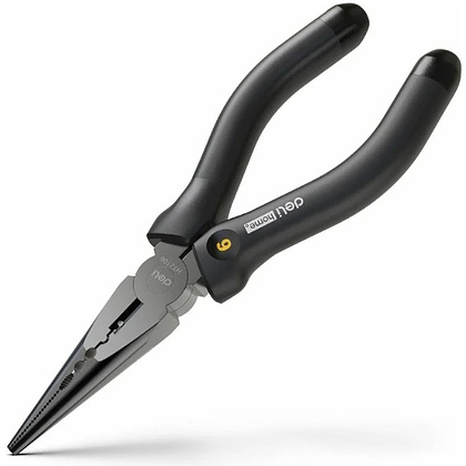 Длинногубцы Deli HS EHT2106, 160 мм, Soft Touch, черный