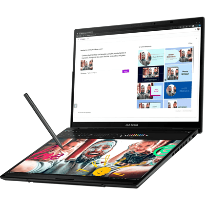 Ноутбук ASUS Zenbook Duo UX8406CA-QL080W, 16GB, 1TB, W11H, черный  - 4