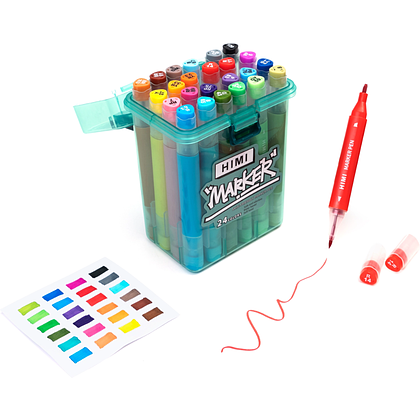 Набор маркеров художественных "Himi Miya", 24 шт/упак