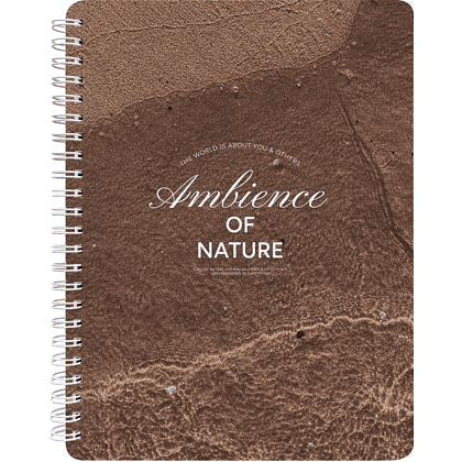 Тетрадь "Ambience песок", A5, 80 листов, точка, разноцветный