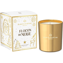 Свеча ароматическая PLANTES&PARFUMS "Snowflake", Christmas Collection 2026, 180 гр