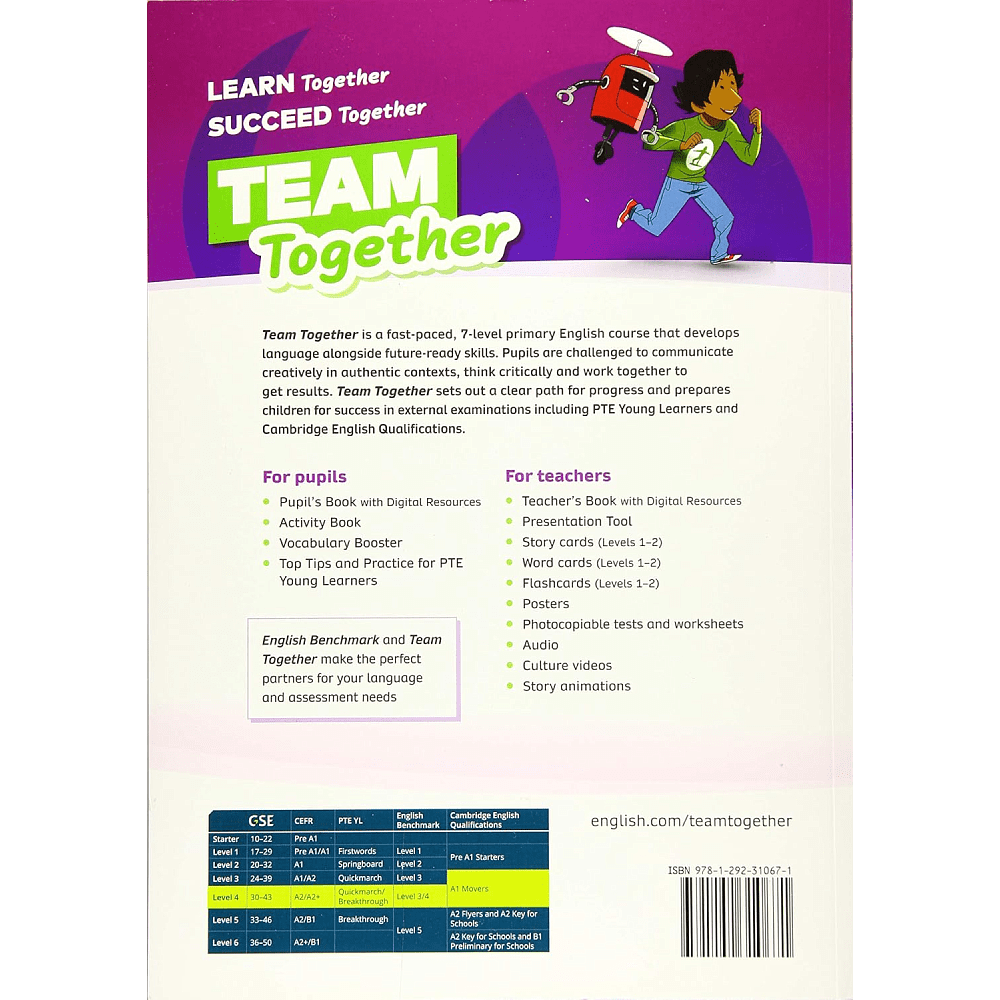 Книга "Team Together 4. Level A2. Pupil's Book with Digital Resources", Michelle Mahony, Kay Bentley, Tessa Lochowski - 2