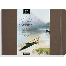 Скетчбук для акварели "Малевичъ Monet", А4, 20 листов, кофейный