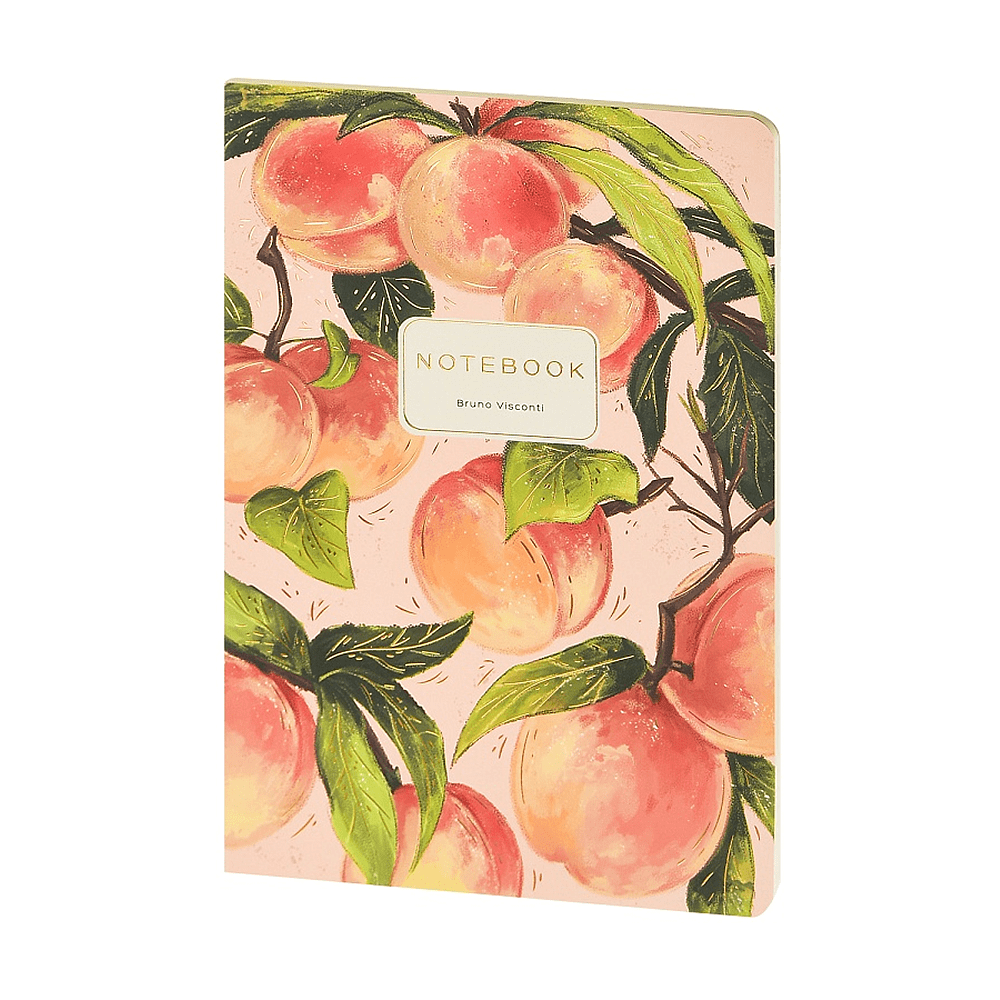 Тетрадь "Flora. Paradise. Персики", A5, 40 листов, клетка, розовый