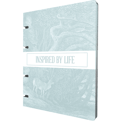 Тетрадь "Premium. Smoky Sky", А5, 120 листов, клетка, голубой