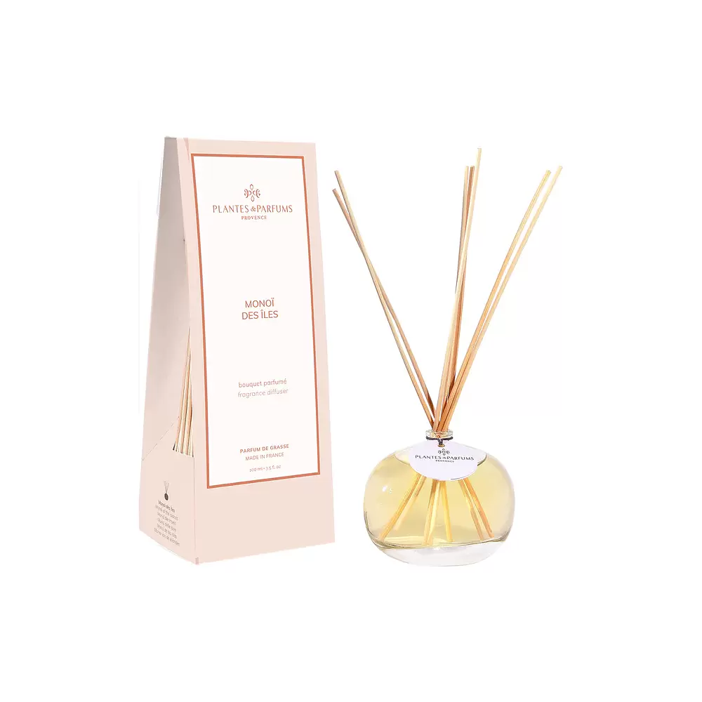Диффузор ароматический PLANTES&PARFUMS "Island Monoi", 100 мл