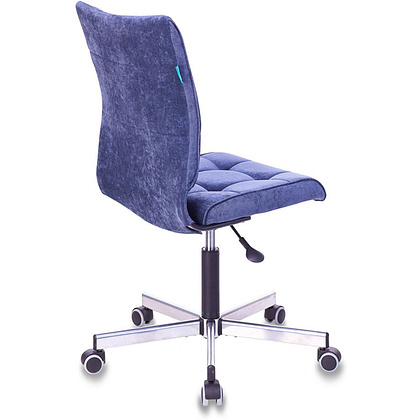 Кресло для персонала "Бюрократ СH-330M/LT", ткань, металл, темно-синий - 4