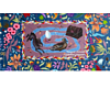 Пенал-косметичка «Царевна-лягушка», Наталья Липская, 1 отделение, 210х100 мм, текстиль, разноцветный  - 2
