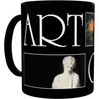 Кружка керамическая "ART CLUB. Фантазии художника. Пьер Юбер Сюблейра", 480 мл, черный