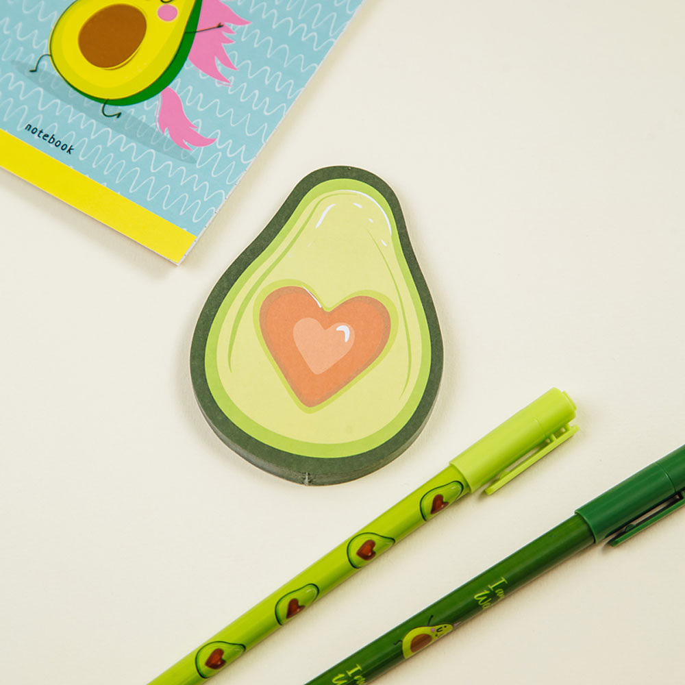Бумага для заметок "Avocado", 83x60 мм, 50 листов, разноцветный - 2