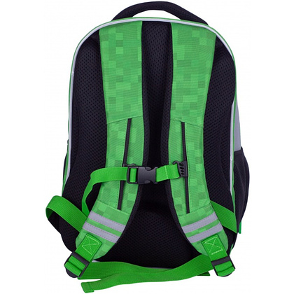 Рюкзак школьный Astra "Minecraft Alex&Steven", размер S, черный, зеленый - 4