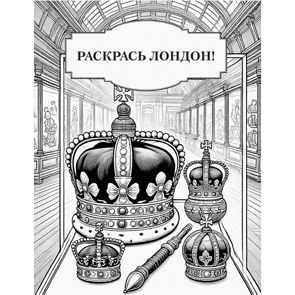 Раскраска "Краски Города. Раскрась Лондон!" - 3