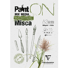 Блок-склейка "Paint`On" Misca, A3, 250г/м2, 15 листов