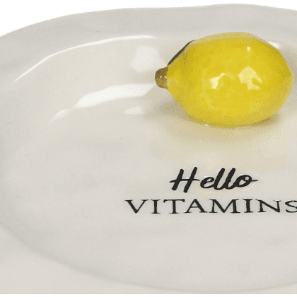 Тарелка фарфоровая "Lemon", 15.4х15.4 см, белый - 2