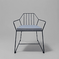 Кресло ALLERD MILORD, ткань, графит