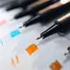 Ручка капиллярная "Sketchmarker Artist fine pen Mid", 6 шт - 7