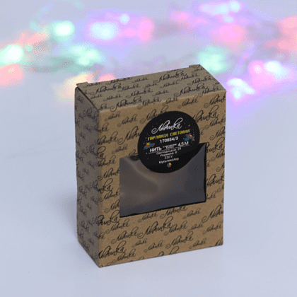 Гирлянда электрическая LED "Нить" с насадками "Елочка", 4,5 м, мультиколор - 2