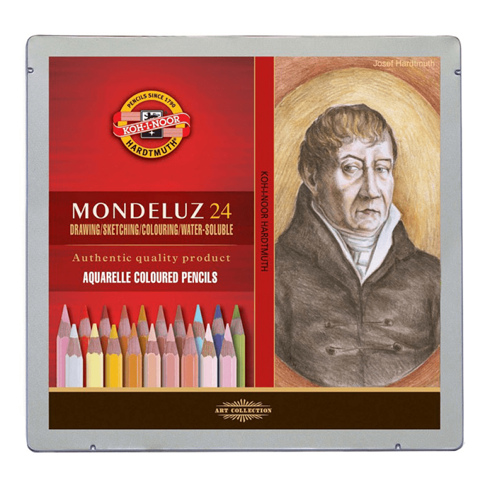 Карандаши акварельные "Mondeluz Portrait", 24 цвета