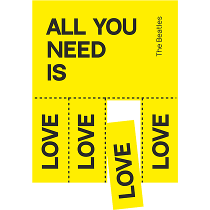 Термос с дисплеем «All you need is love», софт-тач, светло-серый - 2