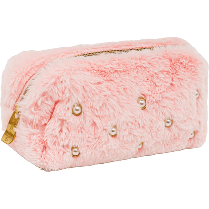 Пенал "Fluffy Pearl", 1 отделение, розовый
