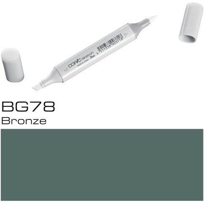 Маркер перманентный "Copic Sketch", BG-78 зеленая бронза
