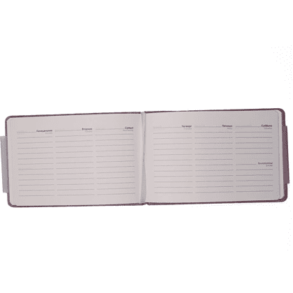 Еженедельник недатированный "Jade. Черничный", 64 листа, синий - 4