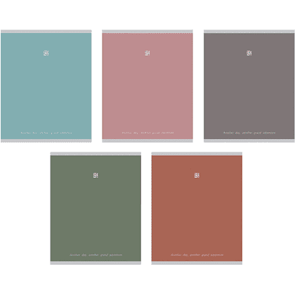 Тетрадь "Floreale. Colour of Time", А5, 48 листов, клетка, ассорти