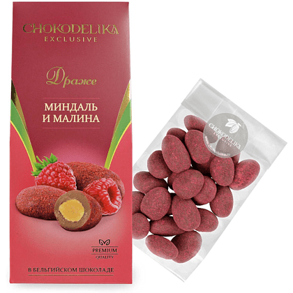 Драже "Миндаль и малина", 100 гр., в коробке - 3